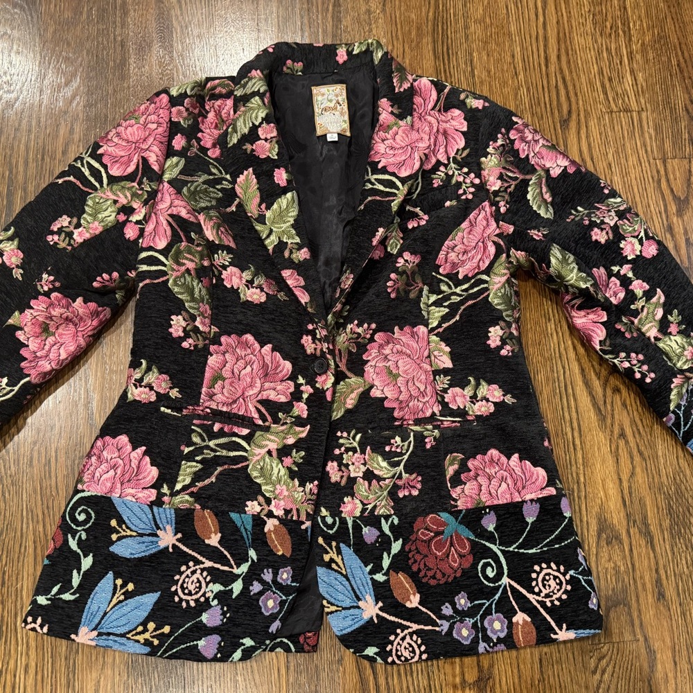 Johnny Was Rosalyn Jacquard Jacket Size M - Picture 2 of 8